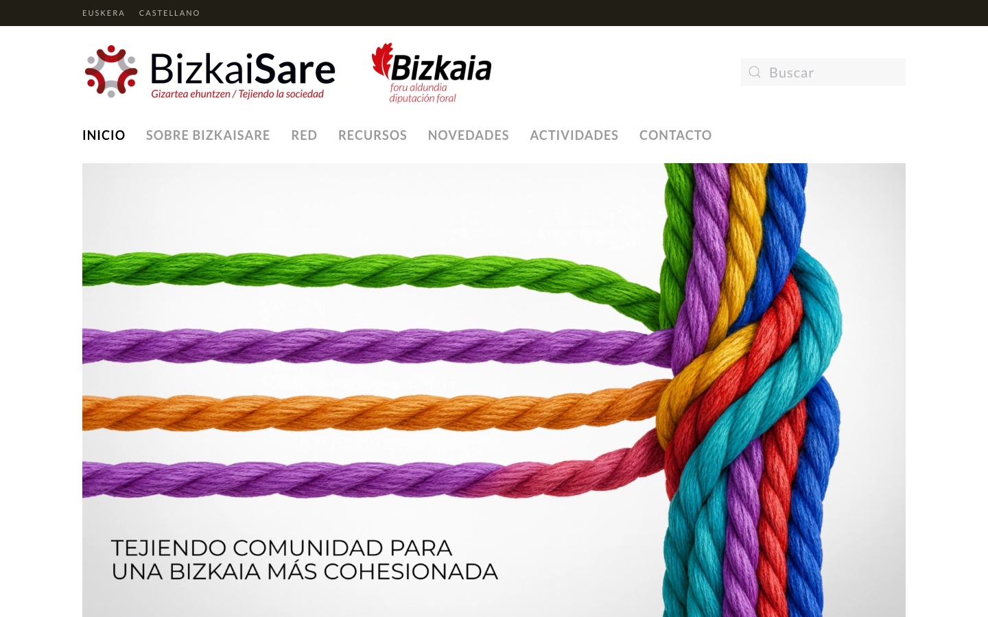 Plataforma BizkaiaSare de la Diputación Foral de Bizkaia