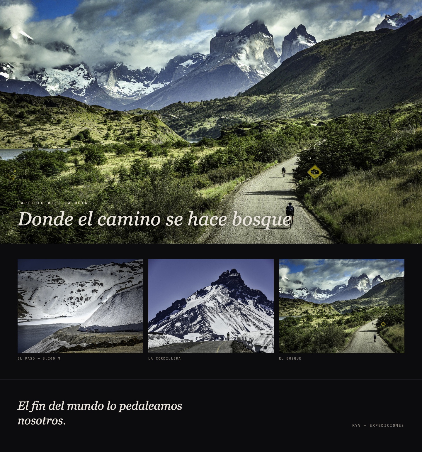 KYV — donde el camino se hace bosque